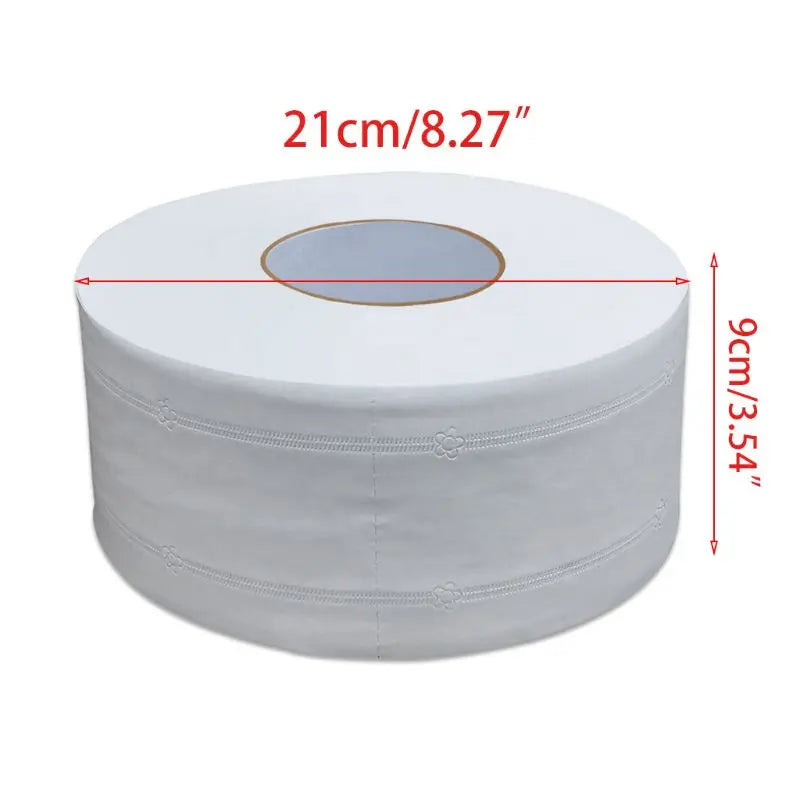 4-Ply Thickened Toilet Paper Roll - Embossed, Fluorescent-Free Bath Tissue