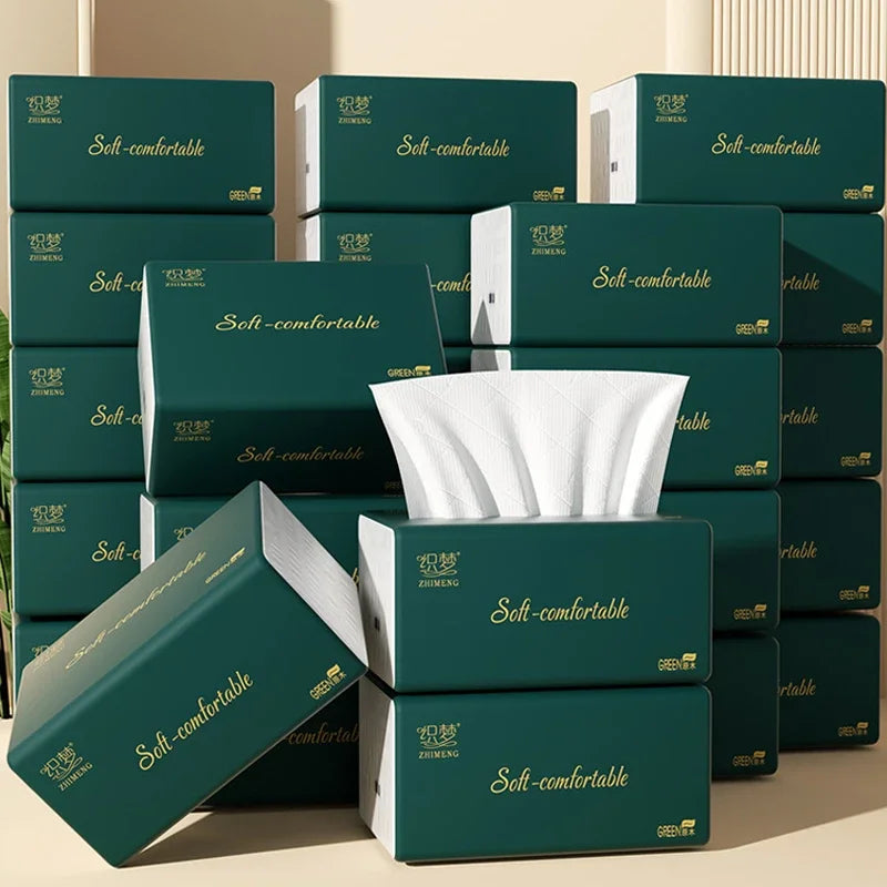 10 Boxes Household Paper Toilet Paper Affordable Towels Removable Facial Tissues Toilet Paper Napkins Disposable Cleaning Wipes