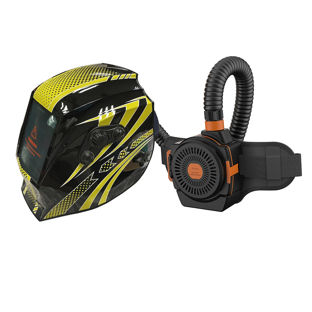 SAFEUP Professional Auto-Darkening Welding Helmet with PAPR Air Purifying System