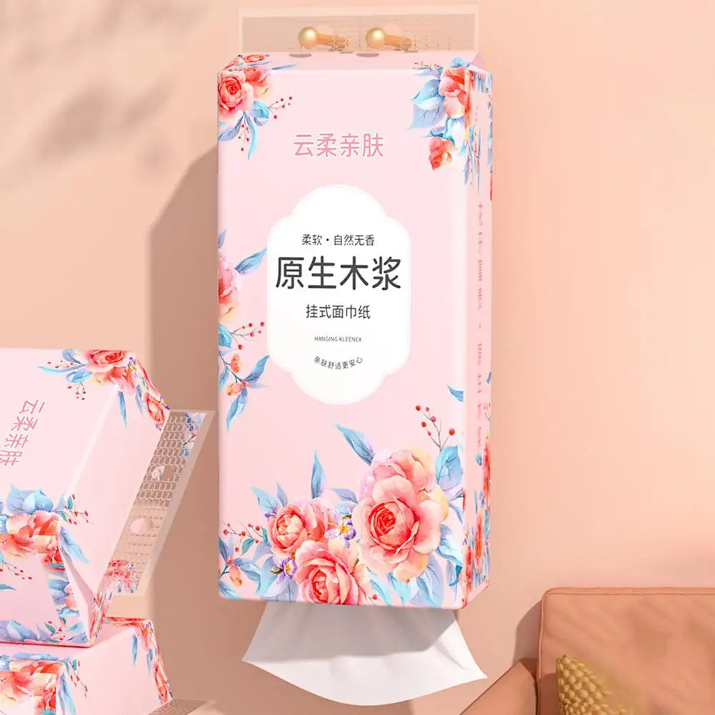 1000 Sheets 4-Ply Wall-Mounted Facial Tissues | Ultra Soft Premium Quality