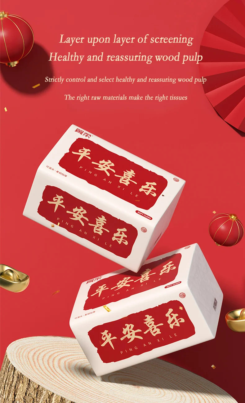 30 large packs of toilet paper can be wet water pliable log affordable pack tissues napkins 5 layer thickened embossed