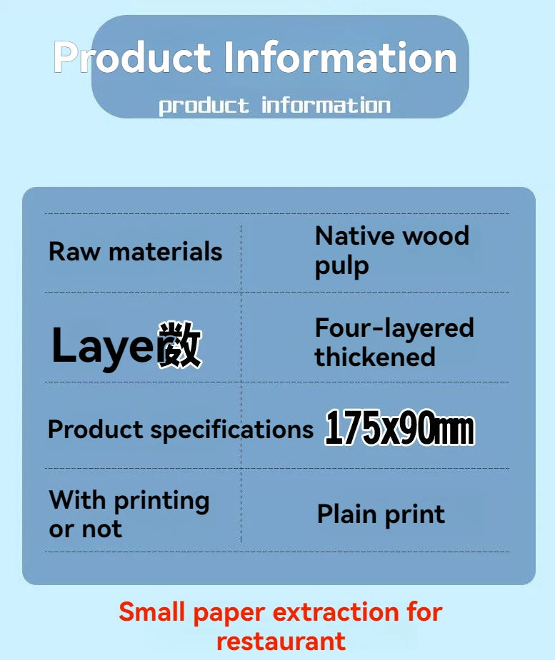 10 packs of 600 sheets high quality 4-layer mini cloth for face, toilet and napkin