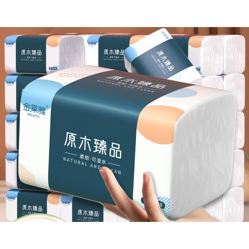 10 Packs Of Large-sized Tissues, A Whole Box Of Household Toilet Paper, Tissue Paper, Toilet Paper, Towels, 300 Sheets