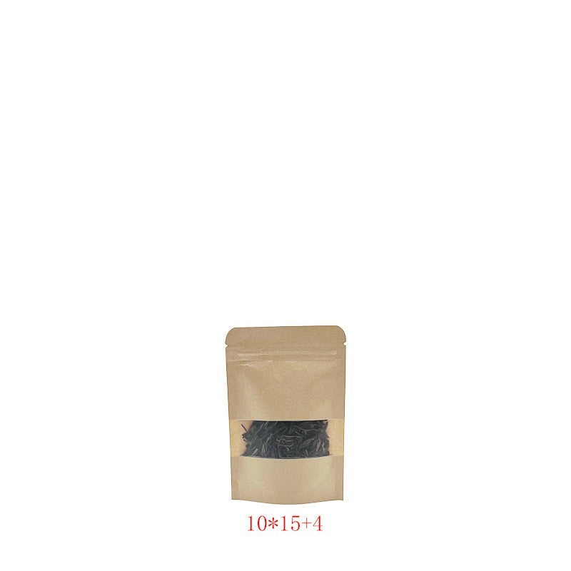 Kraft Paper Frosted Window Food Bag (Inventory stocks: 127,000 stocks)